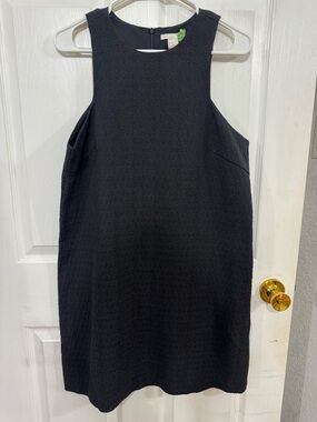H&M Black Sleeveless Mini Shift Dress
